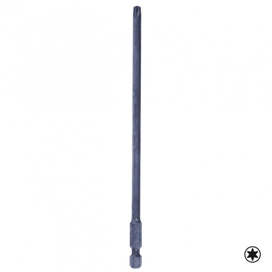 Вставка (бита) торцевая 1/4", Torx, Т27, L = 150 мм, для шуруповерта KING TONY 711527T